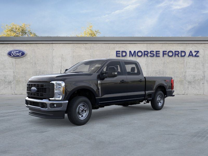 2025 Ford F-250SD XL in Agate Black Metallic — front three-quarter view