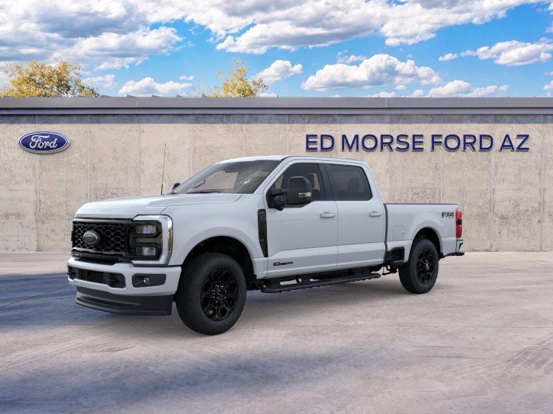2026 Ford F-250SD XLT in Oxford White — front three-quarter view
