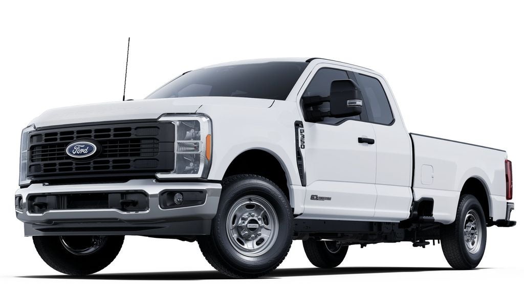 2025 Ford F-350SD XL in Oxford White — front three-quarter view