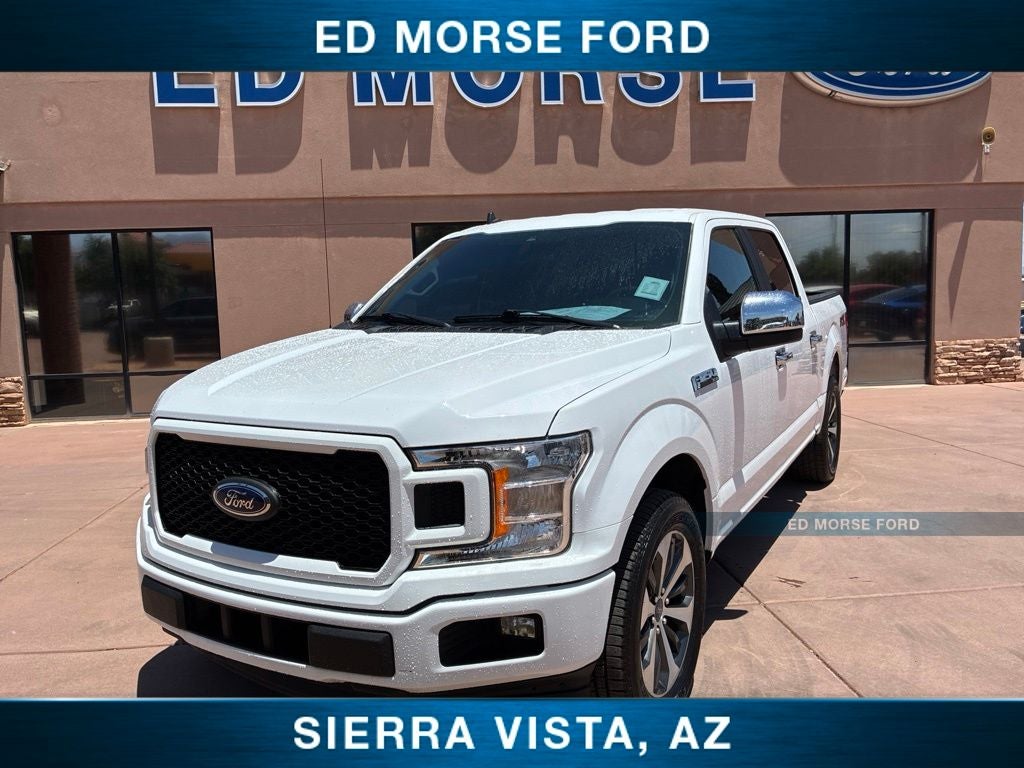 2020 Ford F-150 XL in Oxford White — front three-quarter view