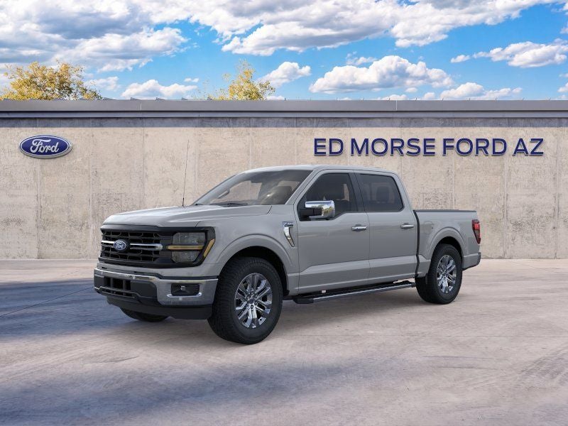 2026 Ford F-150 XLT in Avalanche — front three-quarter view
