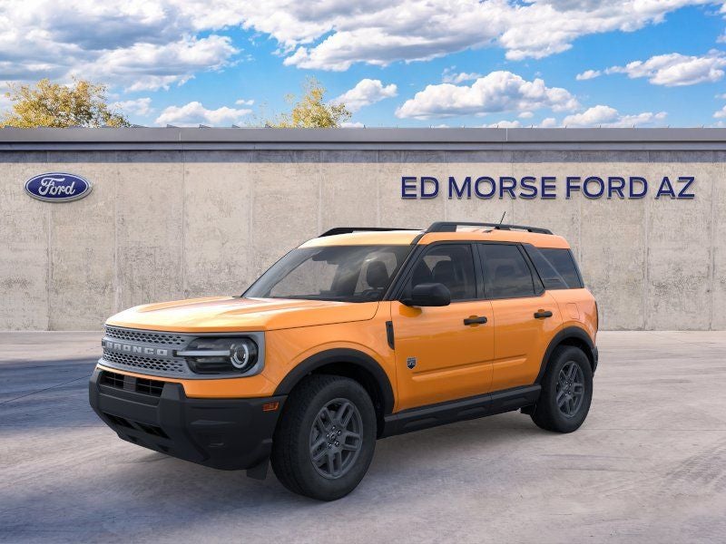 2026 Ford Bronco Sport Big Bend in Orange Fury Metallic Tri-Coat — front three-quarter view
