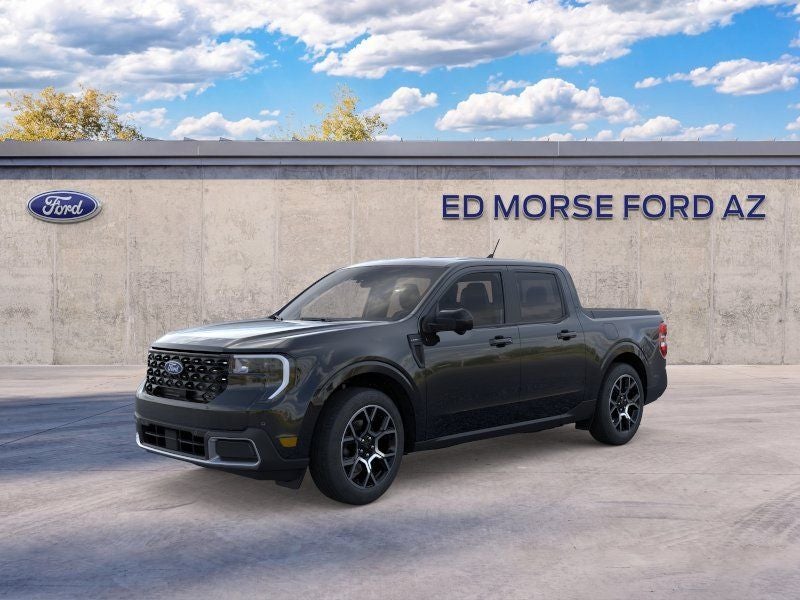 2026 Ford Maverick Lariat in Shadow Black — front three-quarter view