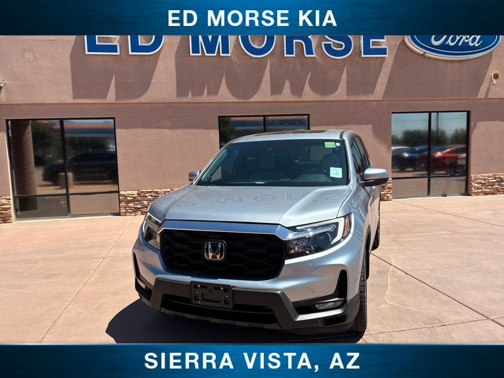 2023 Honda Passport EX-L in Silver — front three-quarter view
